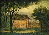 Edward Mitchell Bannister The Old Homestead painting